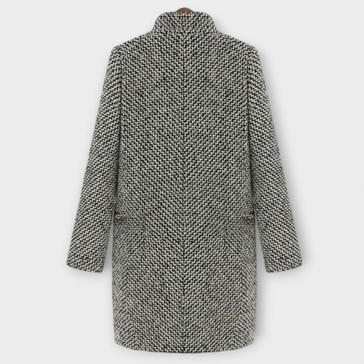 Savannah – Timeless heritage houndstooth coat