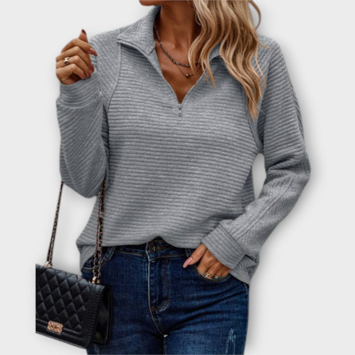 Lila | Stylish V-Neck Pullover