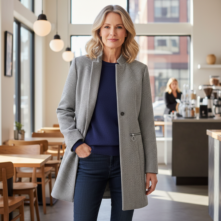 Aria - Long Comfort Knit Coat