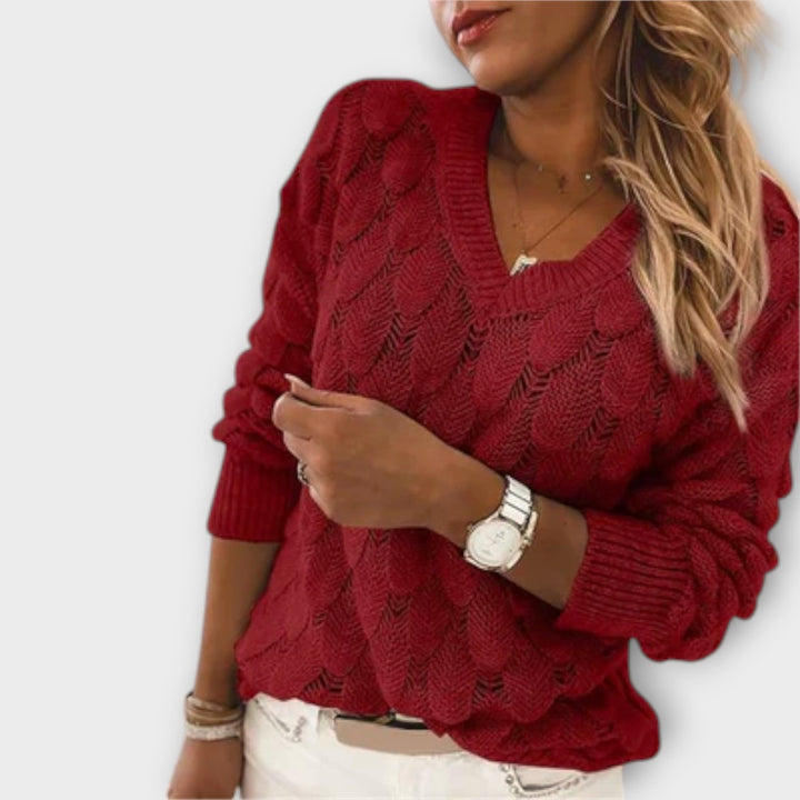 Carla | Stylish V-neck Pullover