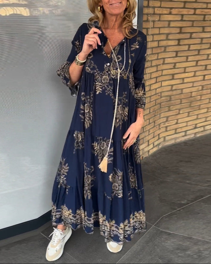 Alaia | V-Neck Elegance Dress