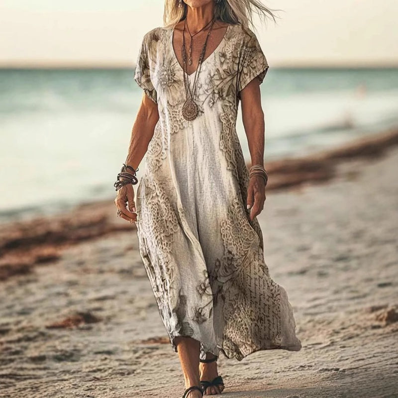 Demitry | Breezy Printed Dress